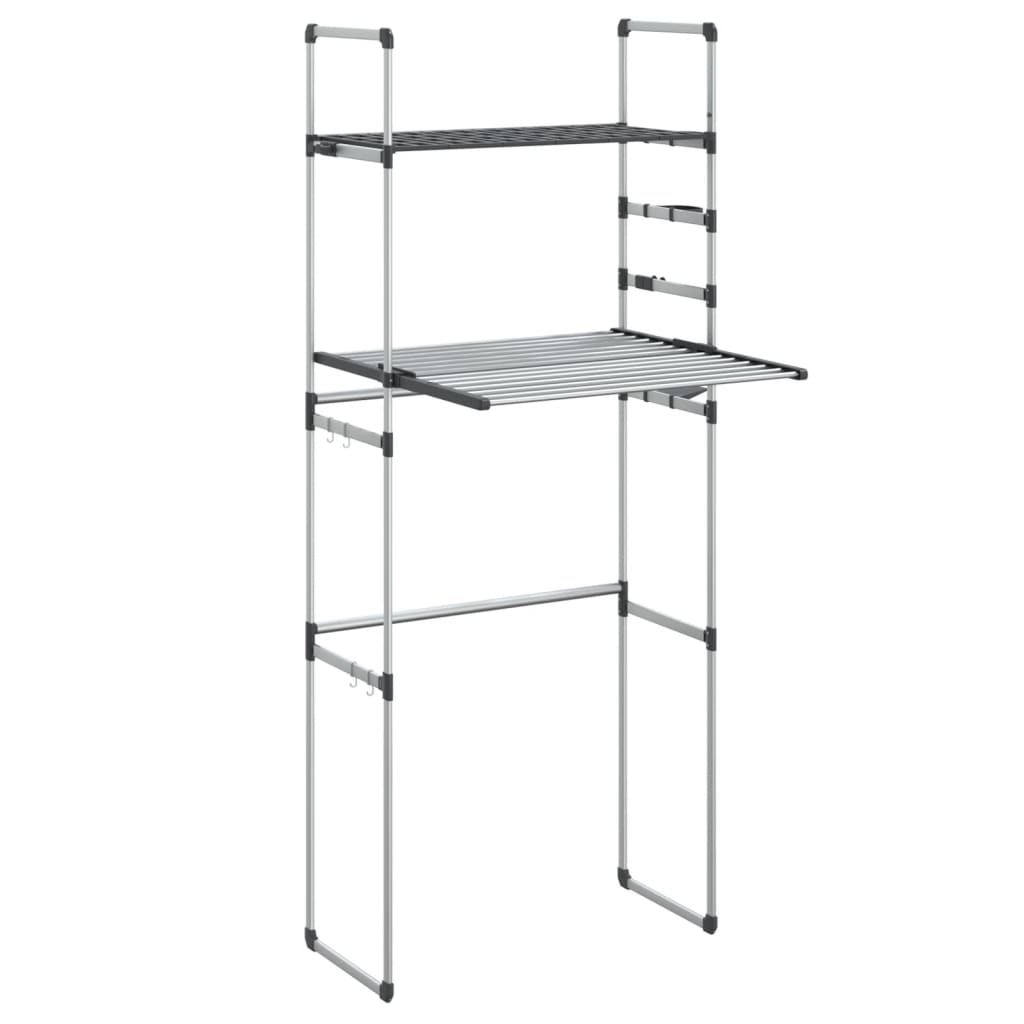 vidaXL Washing Machine Shelf 77x52x192 cm Aluminium 2