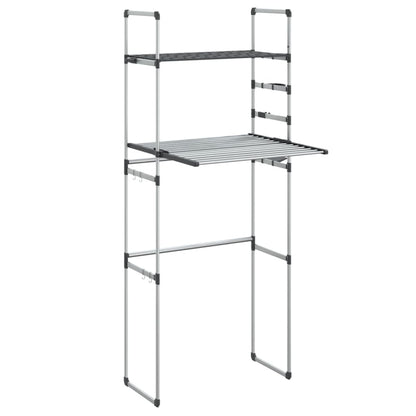 vidaXL Washing Machine Shelf 77x52x192 cm Aluminium 2