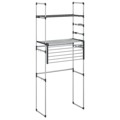 vidaXL Washing Machine Shelf 77x52x192 cm Aluminium 3