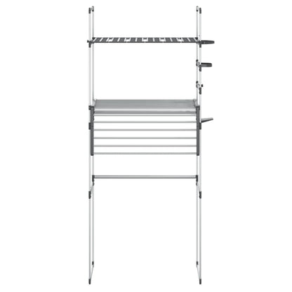 vidaXL Washing Machine Shelf 77x52x192 cm Aluminium 4