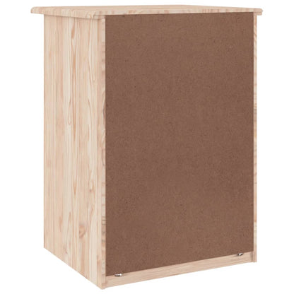 vidaXL Bedside Cabinet ALTA 41x35x55.5 Solid Wood Pine 6