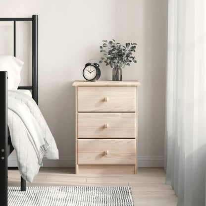vidaXL Bedside Cabinet ALTA 41x35x55.5 Solid Wood Pine 1