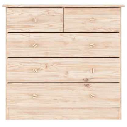 vidaXL Chest of Drawers ALTA 77x35x73 cm Solid Wood Pine 4