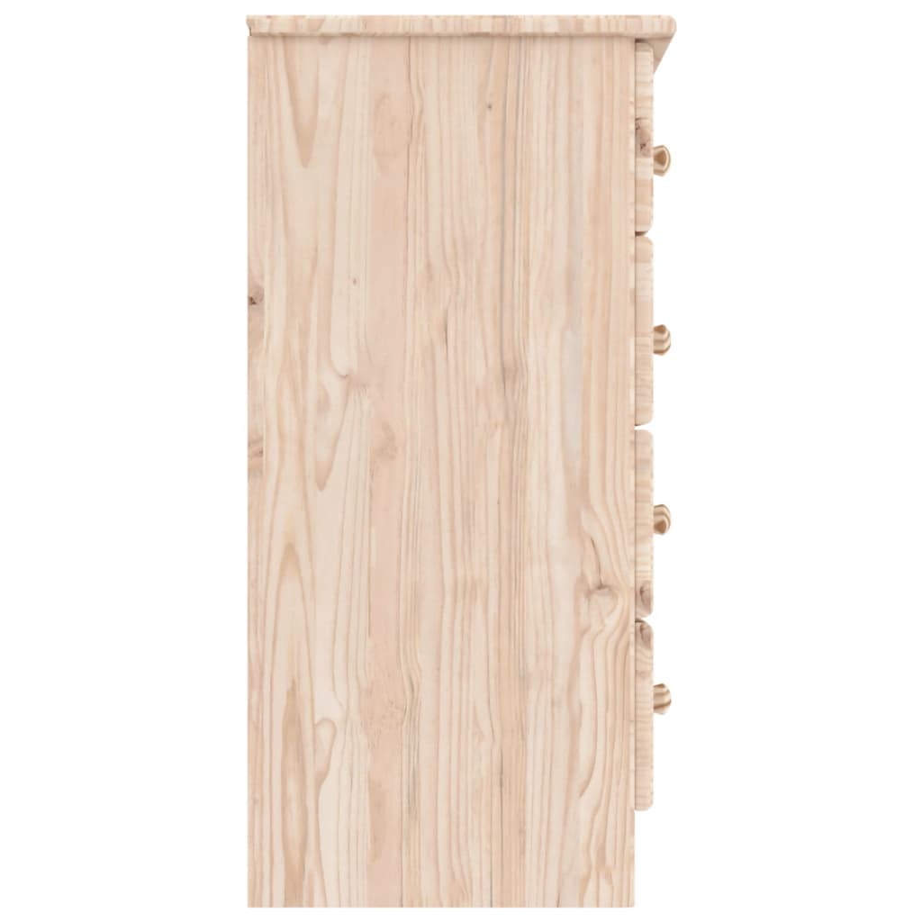 vidaXL Chest of Drawers ALTA 77x35x73 cm Solid Wood Pine 5