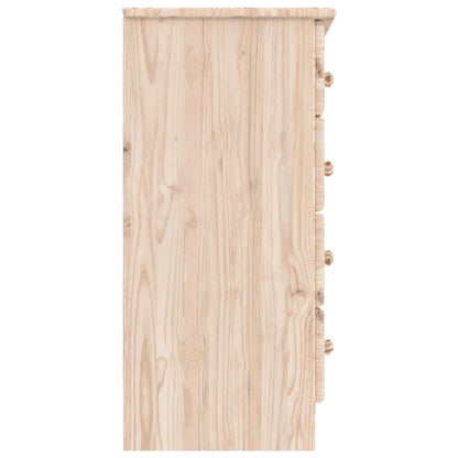 vidaXL Chest of Drawers ALTA 77x35x73 cm Solid Wood Pine 5