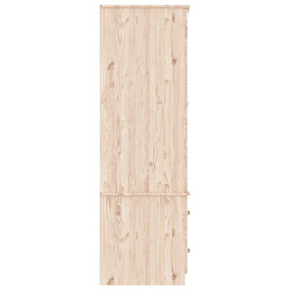 vidaXL Wardrobe ALTA 90x55x170 cm Solid Wood Pine 5