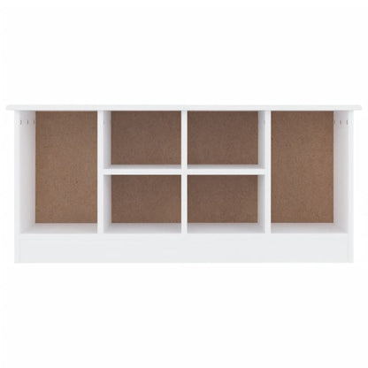 vidaXL Shoe Bench ALTA White 100x35x45 cm Solid Wood Pine 3