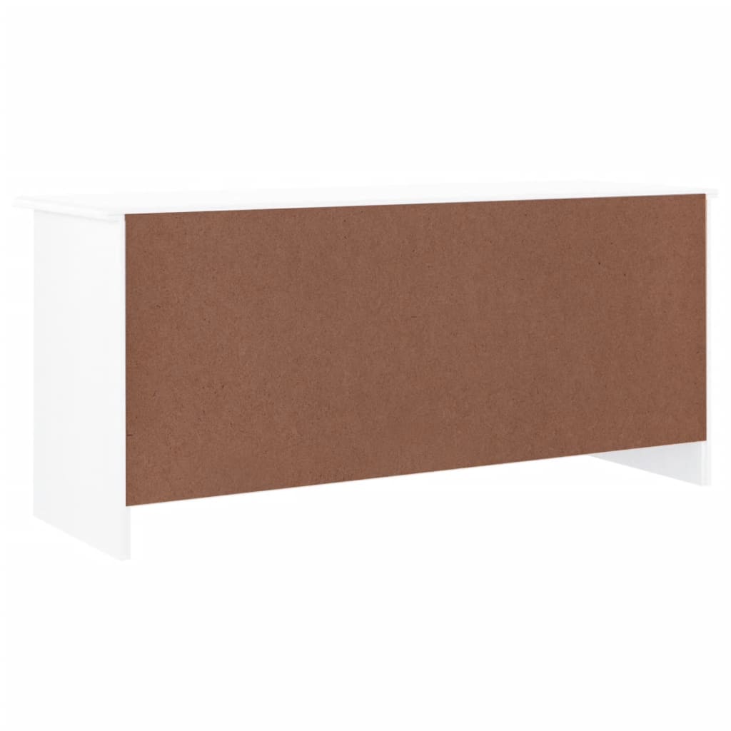 vidaXL Shoe Bench ALTA White 100x35x45 cm Solid Wood Pine 5