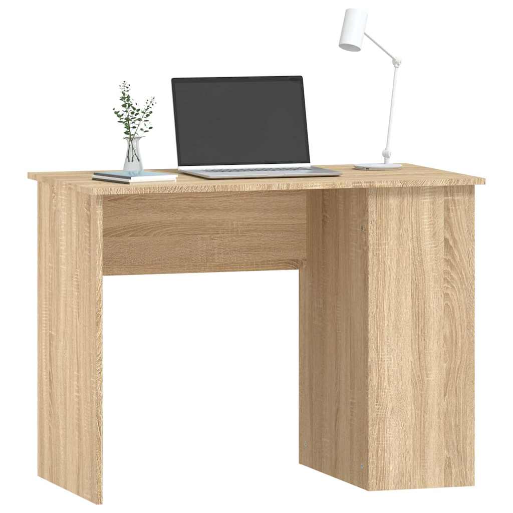 vidaXL Desk | Sonoma Oak | Engineered Wood | Medium | Desk | Rectangular 3