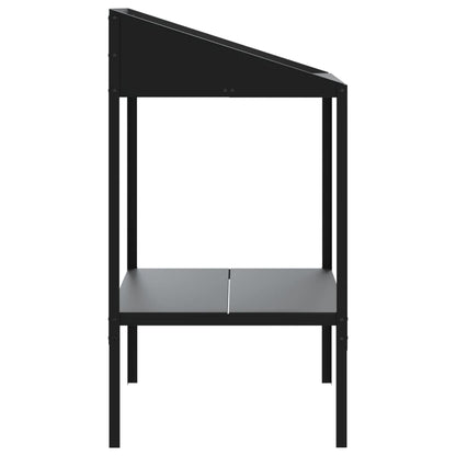 vidaXL Plant Stand Anthracite 56.5x54.5x100 cm Galvanised Steel 4