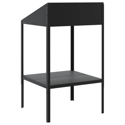 vidaXL Plant Stand Anthracite 56.5x54.5x100 cm Galvanised Steel 5
