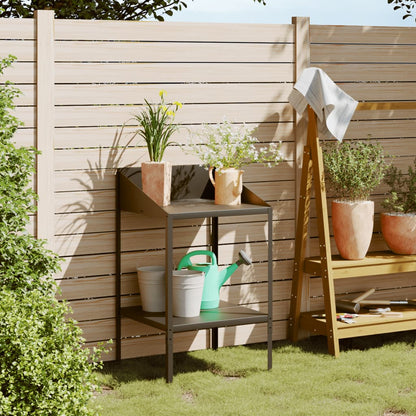 vidaXL Plant Stand Anthracite 56.5x54.5x100 cm Galvanised Steel 1
