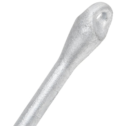 vidaXL Folding Anchor Silver 8 kg Hot Dip Galvanized Cast Iron 5