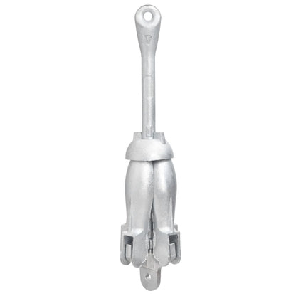 vidaXL Folding Anchor with Rope Silver 6 kg 5