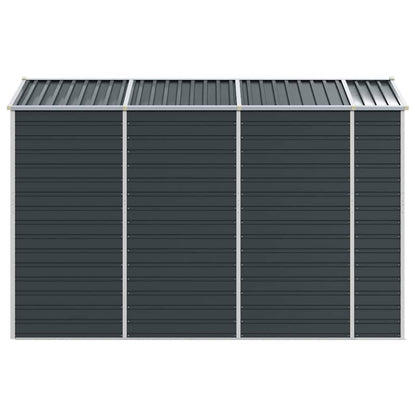 vidaXL Garden Shed Anthracite 191x300x198 cm Galvanised Steel 6