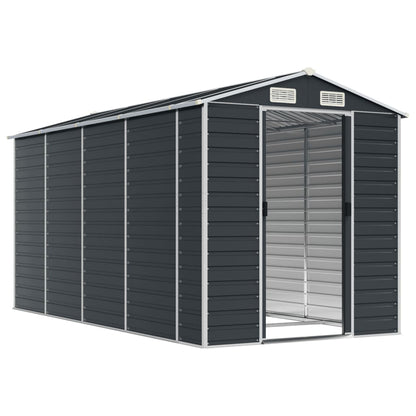 vidaXL Garden Shed | Anthracite | Galvanised steel | Large | Garden Shed 3