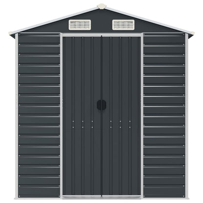 vidaXL Garden Shed | Anthracite | Galvanised steel | Large | Garden Shed 4