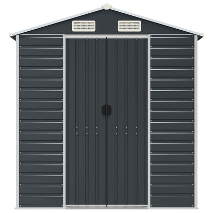 vidaXL Garden Shed | Anthracite | Galvanised steel | Large | Garden Shed 4