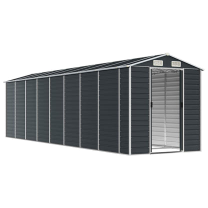 vidaXL Garden Shed | Anthracite | Galvanised Steel | Large | Garden Shed 3