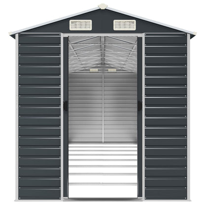 vidaXL Garden Shed | Anthracite | Galvanised Steel | Large | Garden Shed 5
