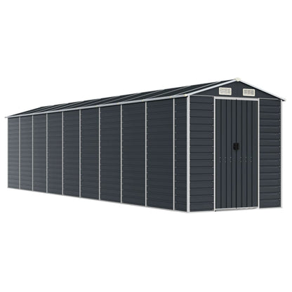 vidaXL Garden Shed | Anthracite | Galvanised Steel | Large | Garden Shed 2