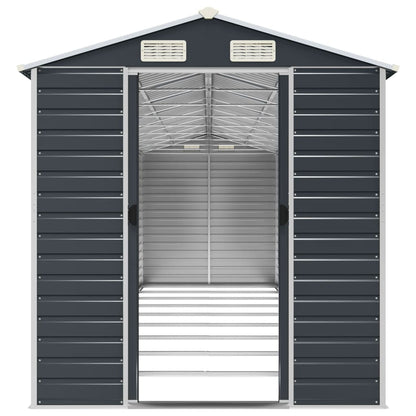 vidaXL Garden Shed | Anthracite | Galvanised Steel | Large | Garden Shed 5