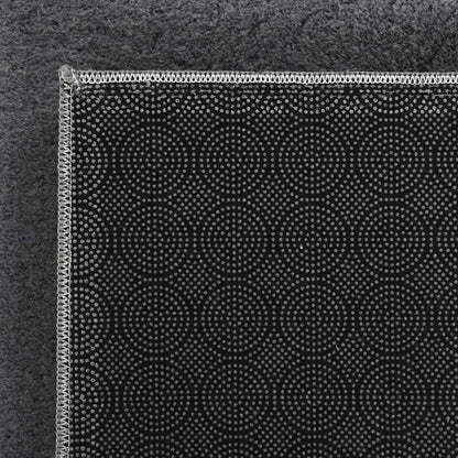 vidaXL Shaggy Rug Anthracite 120x183 cm Polyester 5