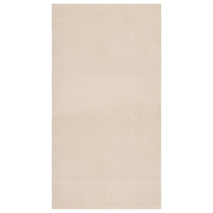 vidaXL Shaggy Rug Beige 120x183 cm Polyester 2