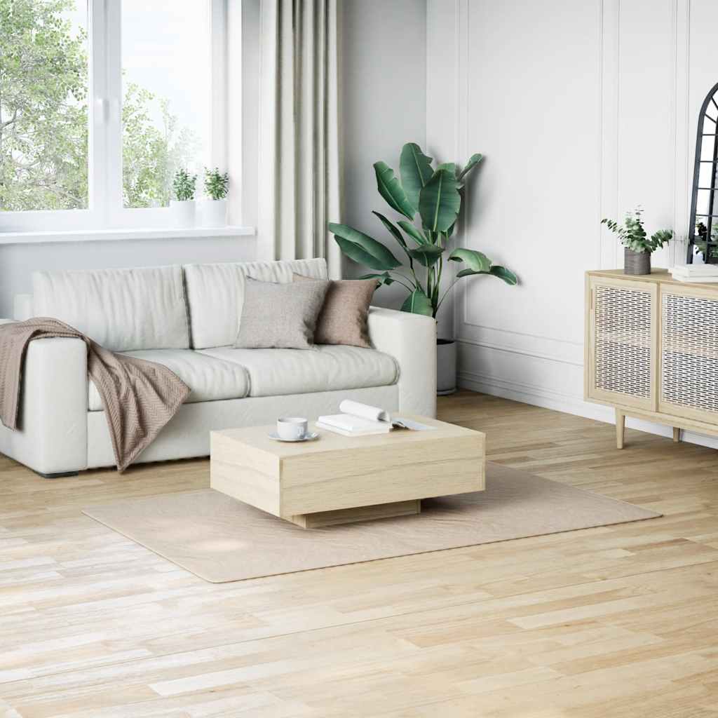 vidaXL Shaggy Rug Beige 120x183 cm Polyester 1