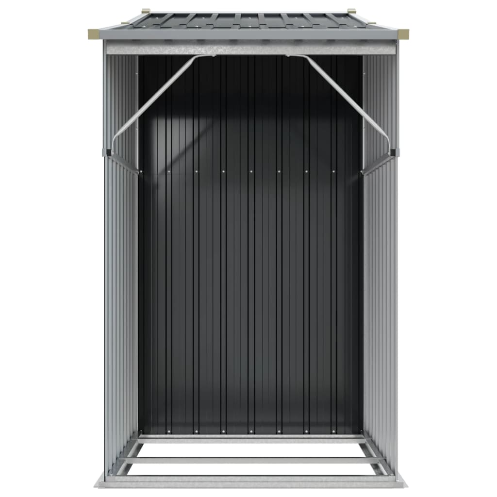 vidaXL Garden Shed Anthracite 277x93x179 cm Galvanised Steel 5