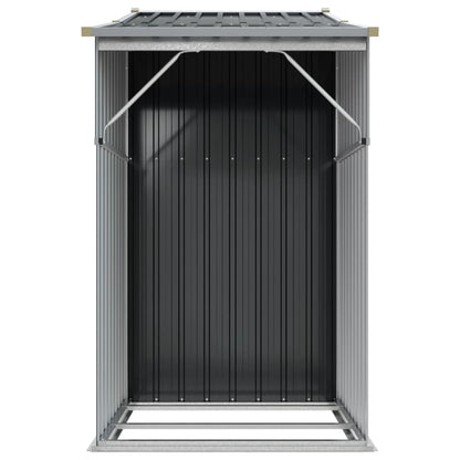vidaXL Garden Shed Anthracite 277x93x179 cm Galvanised Steel 5