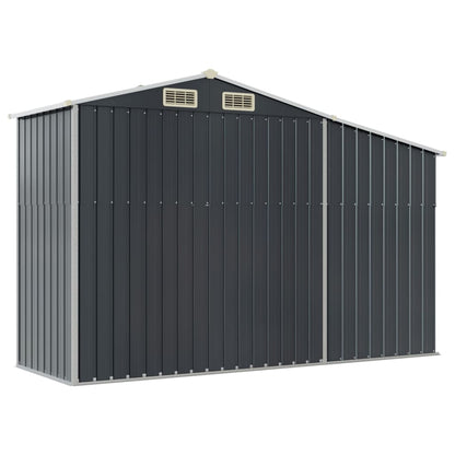 vidaXL Garden Shed Anthracite 277x93x179 cm Galvanised Steel 6