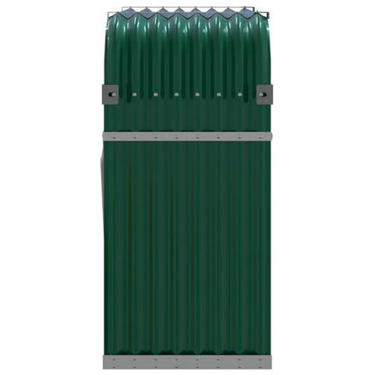 vidaXL Log Holder Green 120x45x100 cm Galvanised Steel 5