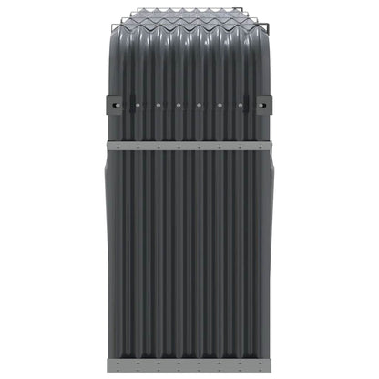 vidaXL Log Holder Anthracite 234x45x100 cm Galvanised Steel 5