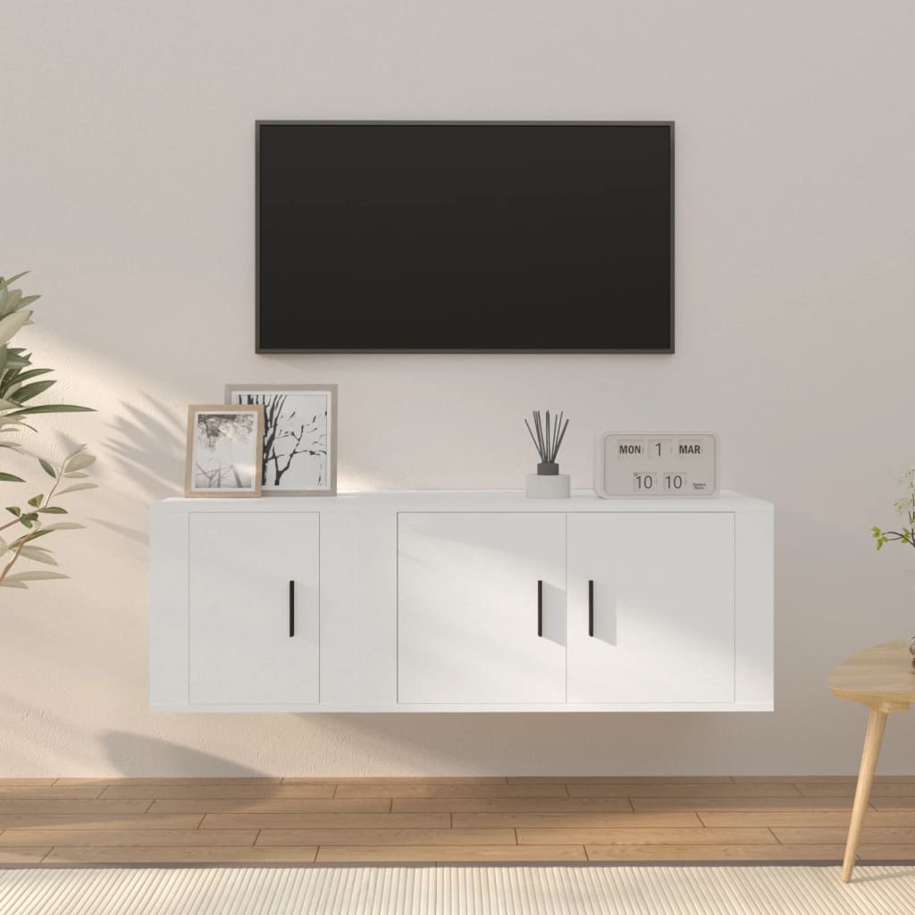 vidaXL 2 Piece TV Cabinet Set Engineered Wood