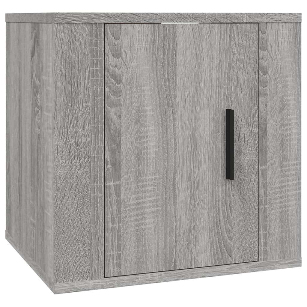 vidaXL 2 Piece TV Cabinet Set Grey Sonoma Engineered Wood 6