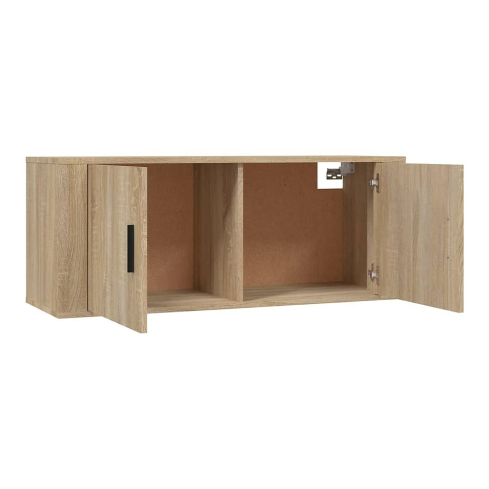 3 Piece TV Cabinet Set Engineered Wood Sonoma oak
