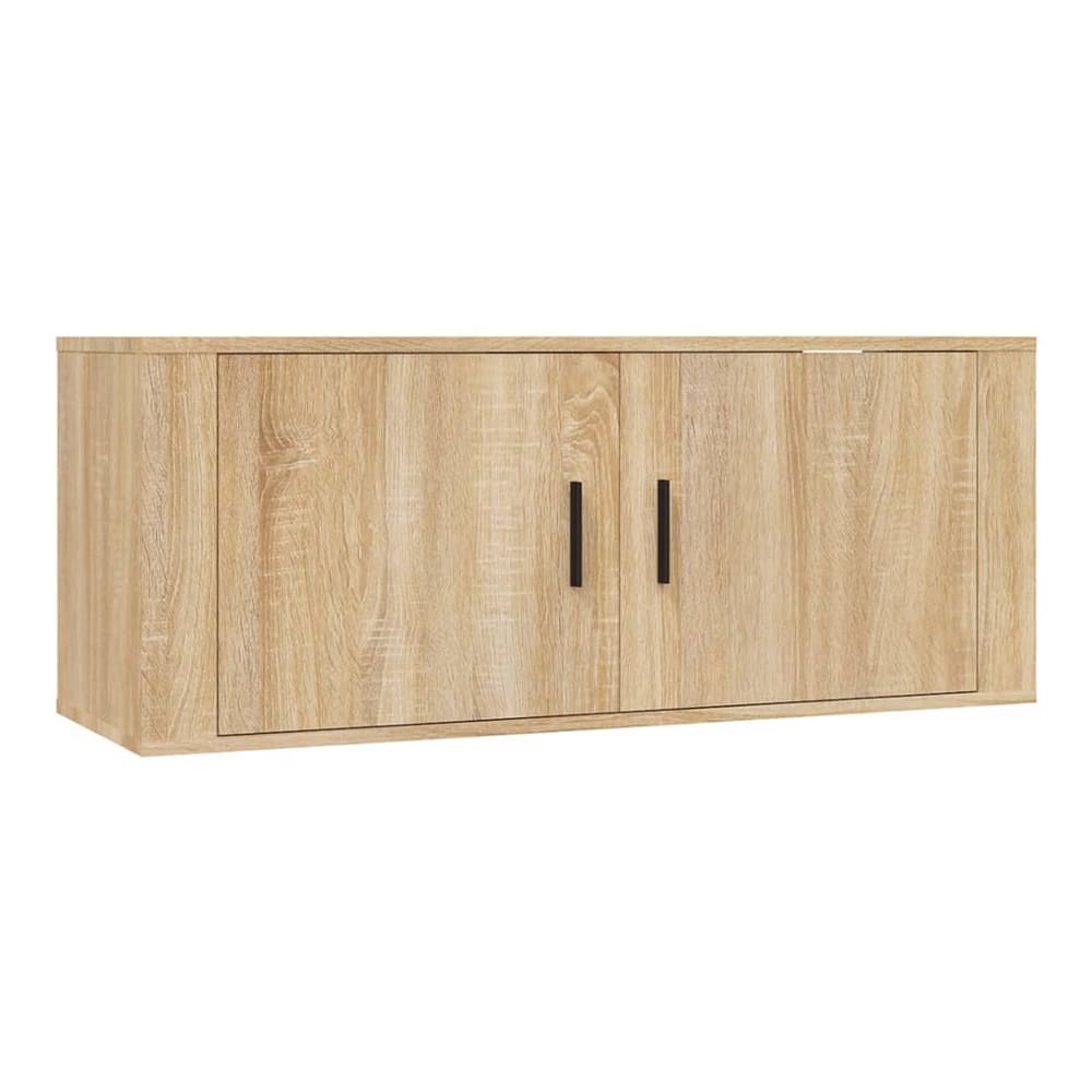 3 Piece TV Cabinet Set Engineered Wood Sonoma oak