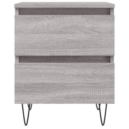 vidaXL Bedside Cabinets 2 pcs Grey Sonoma 40x35x50 cm Engineered Wood 5