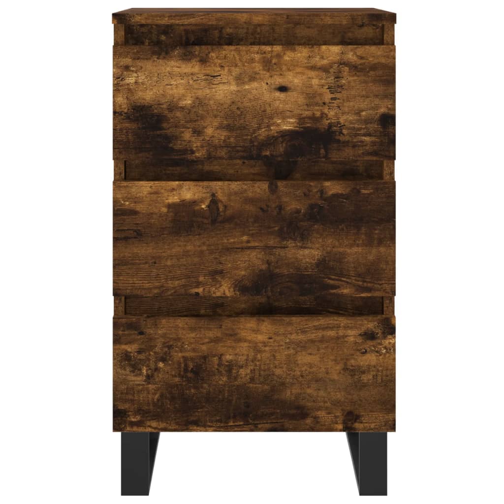 Bedside Cabinet 40x35x69 cm Engineered Wood Smoked oak