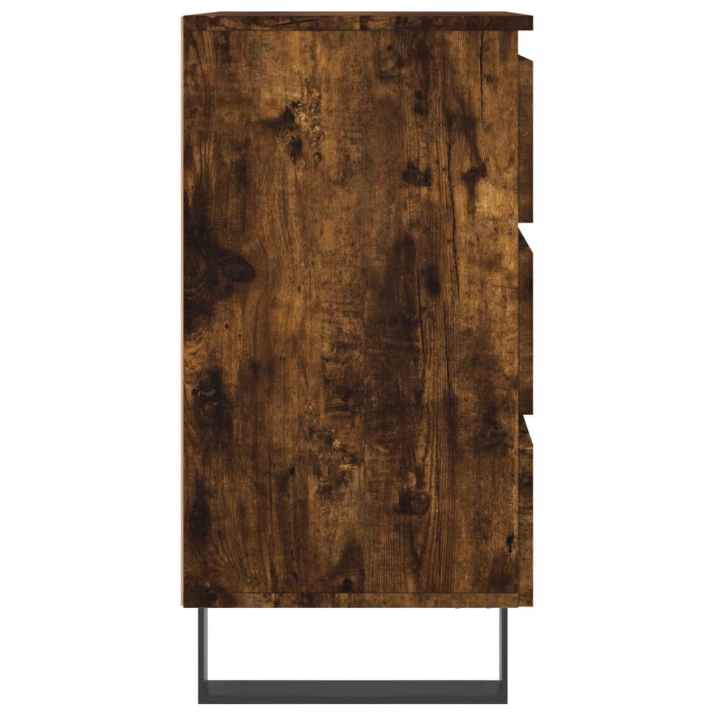 Bedside Cabinet 40x35x69 cm Engineered Wood Smoked oak