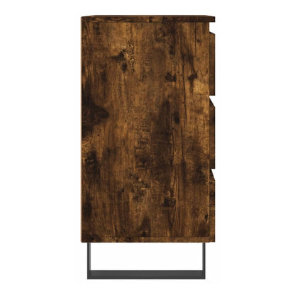 Bedside Cabinet 40x35x69 cm Engineered Wood Smoked oak