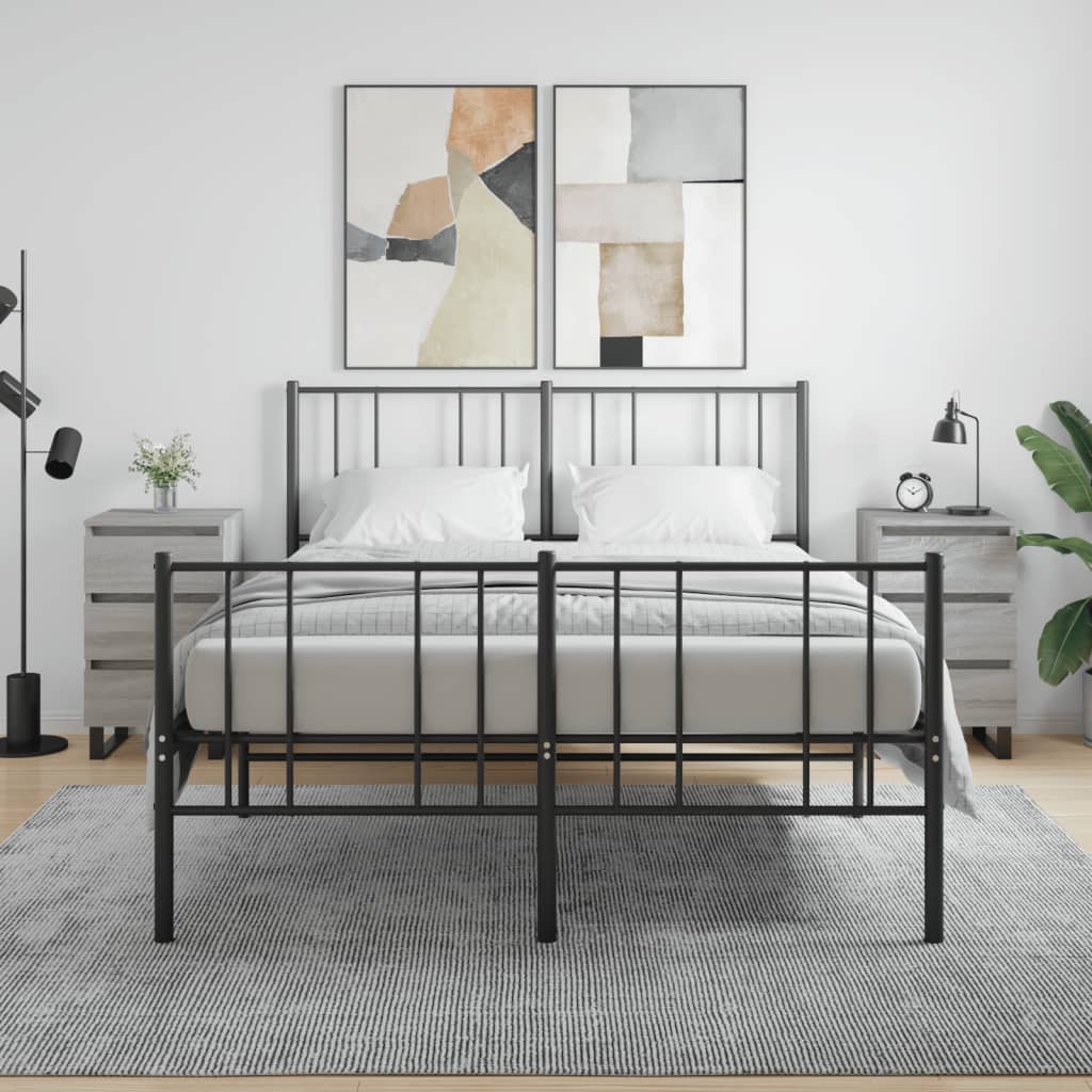 Bedside Cabinet 40x35x69 cm Engineered Wood Grey sonoma