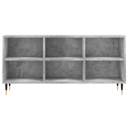 vidaXL TV Cabinet Concrete Grey 103.5x30x50 cm Engineered Wood 4