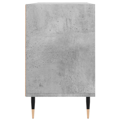 vidaXL TV Cabinet Concrete Grey 103.5x30x50 cm Engineered Wood 5