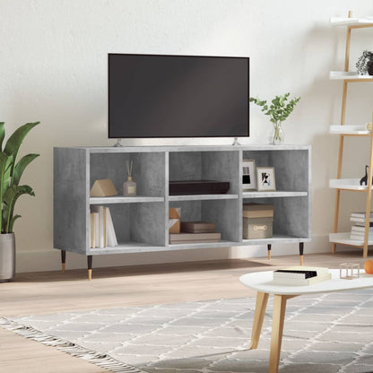 vidaXL TV Cabinet Concrete Grey 103.5x30x50 cm Engineered Wood 1