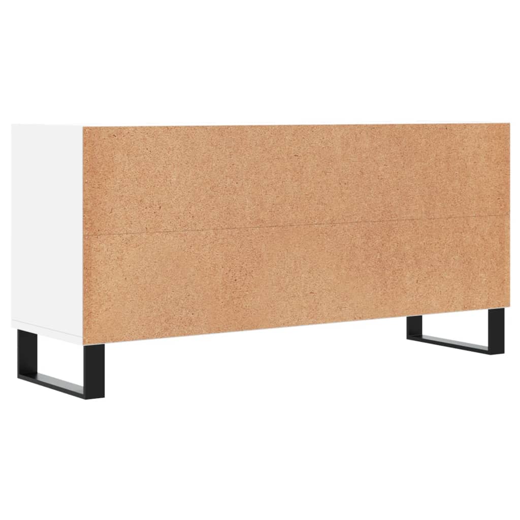 vidaXL TV Cabinet White 103.5x30x50 cm Engineered Wood 6