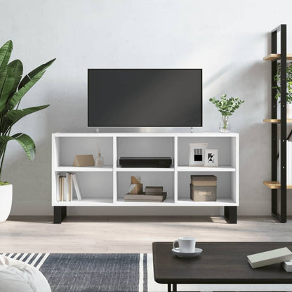 vidaXL TV Cabinet White 103.5x30x50 cm Engineered Wood 1