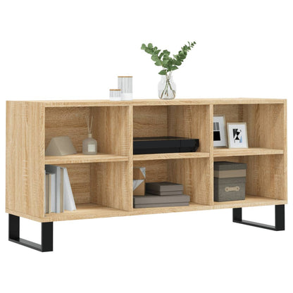 vidaXL TV Cabinet Sonoma Oak 103.5x30x50 cm Engineered Wood 3