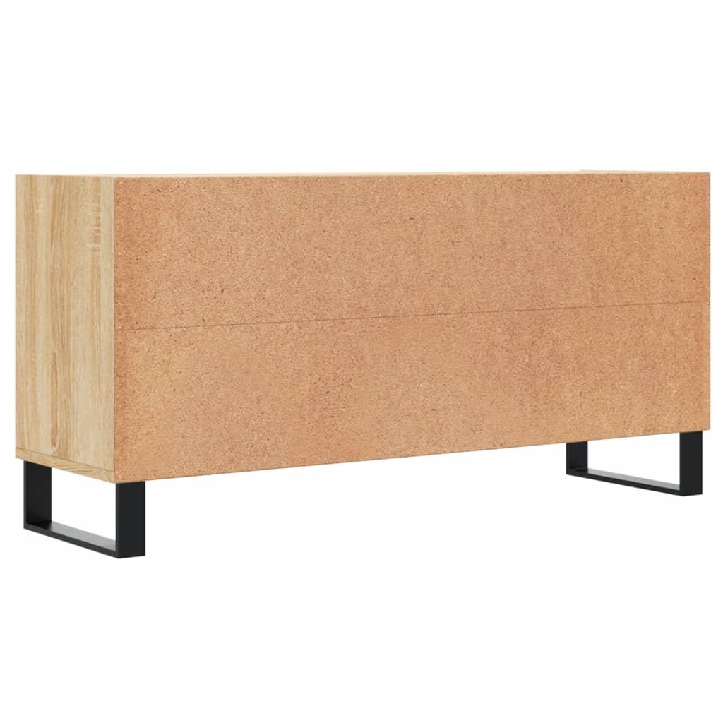 vidaXL TV Cabinet Sonoma Oak 103.5x30x50 cm Engineered Wood 6